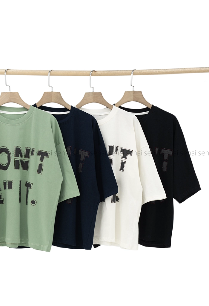 تیشرت dontنگین دار کد1005893